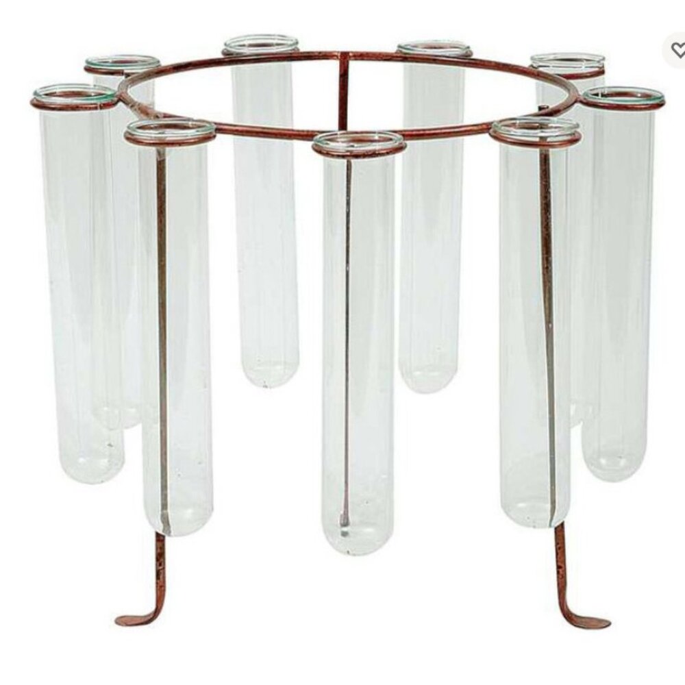 Test Tube Blossom Vase, NIB